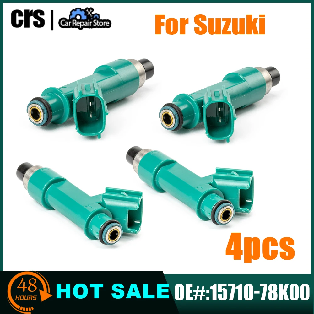 

4PCS Fuel Injectors FJ1094 15710-78K00 For Suzuki Kizashi Grand Vitara 2.4L 2009-2013 1571078K00 Nozzle Injection 15710 78K00