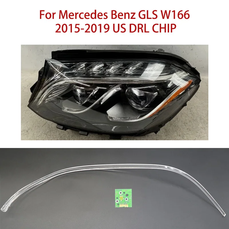 

Daytime Running Lights For Mercedes Benz Angel Eye Ballast Chip GLS W166 15-2019 American Car DRL CHIP Conduit Strip White Light