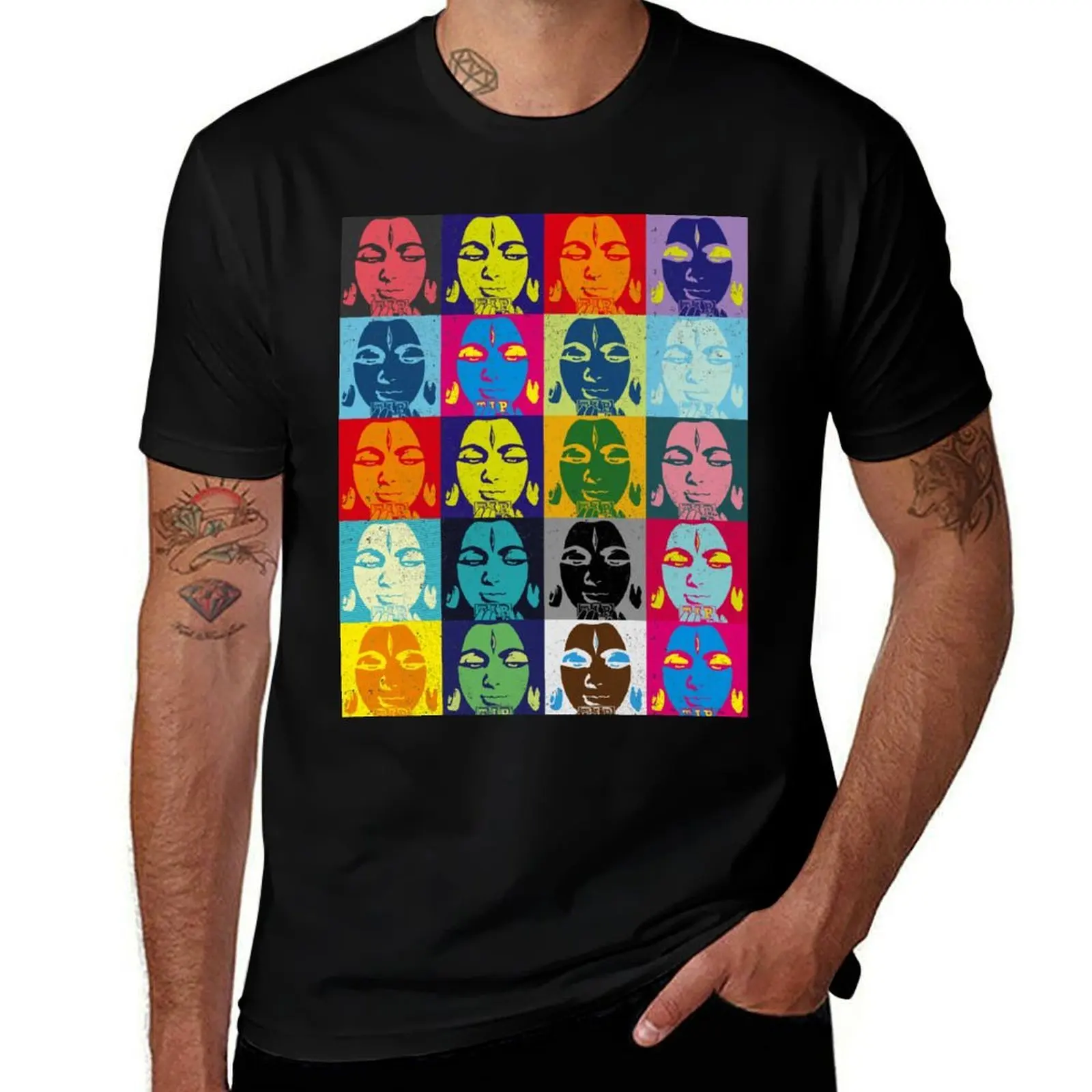 Image of GOA TRance, Psy Trance TIP T-Shirt Anime T-Shirts Oversize-Baumwoll-T-Shirt 100 % T-Shirt