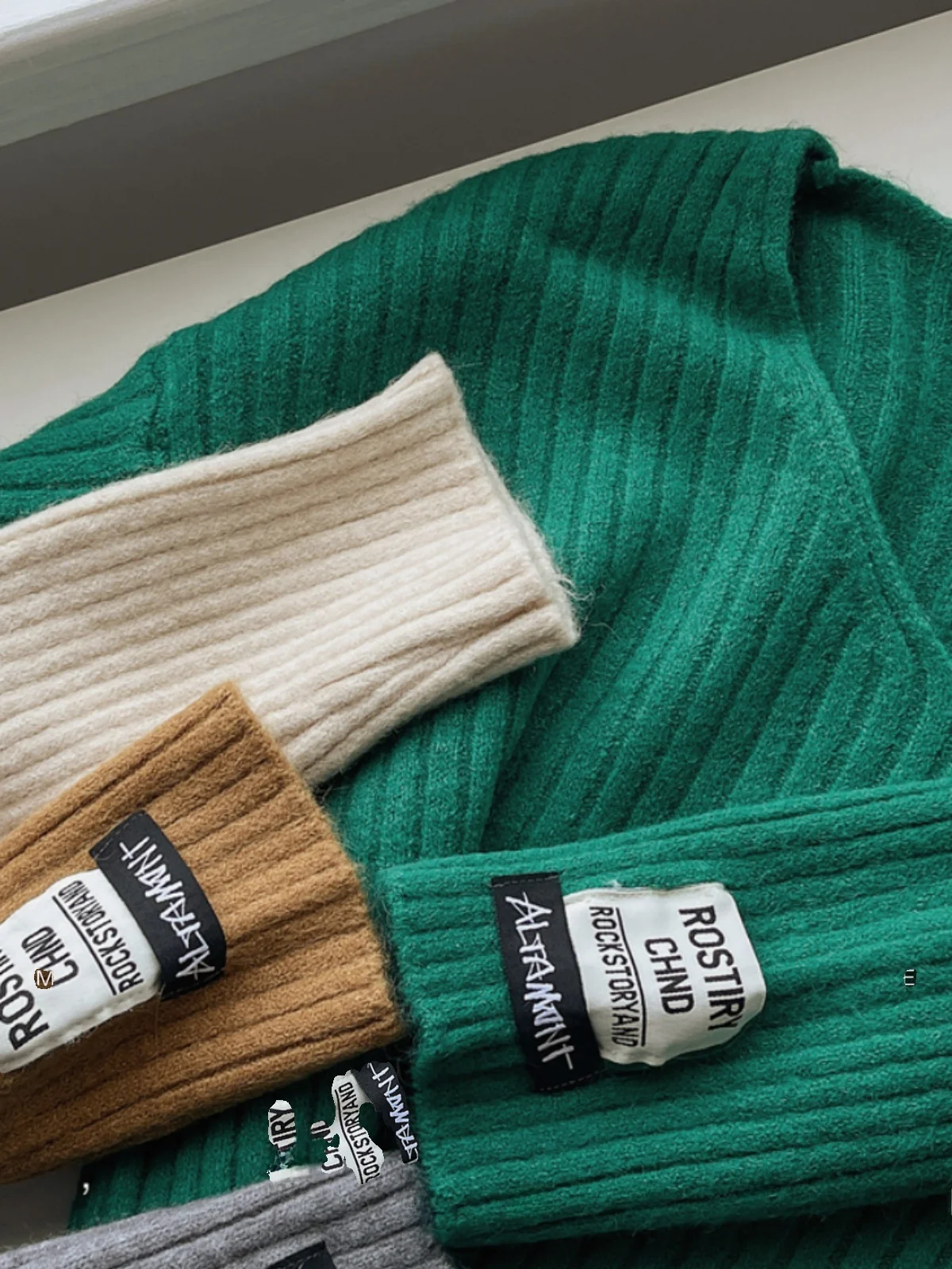 

Thiened большой вязаный свитер, кардиган с вышивкой, открытый спереди, обычный све, длинный све, круглый, Ne, осенний предмет для поездок на работу