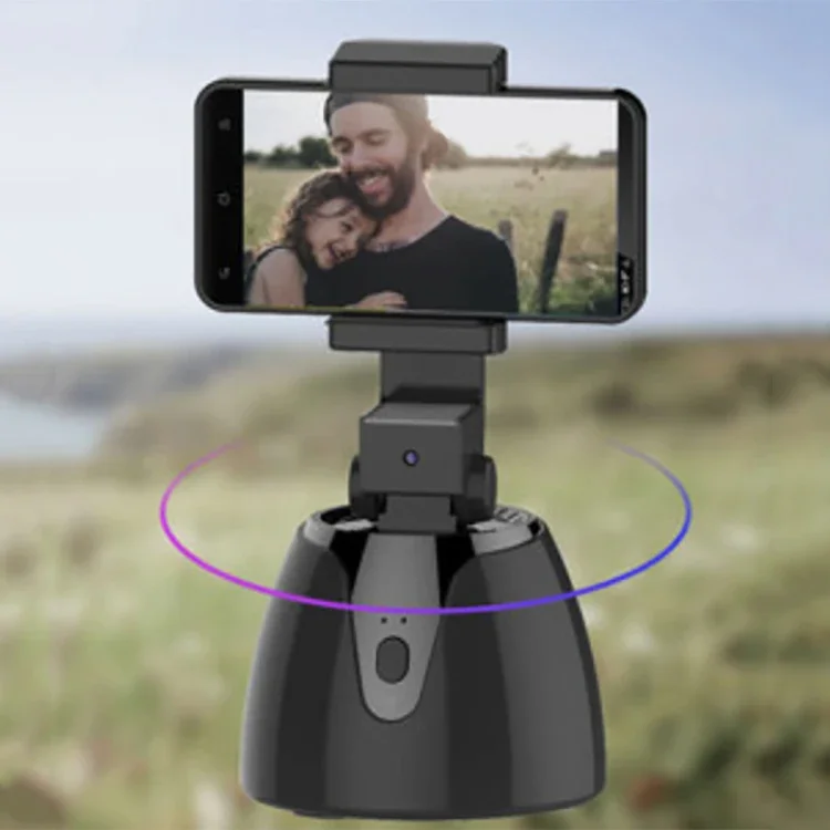 Smartphone Gimbal 360 Degree Follow-up Gimbal VLOG Photography Live Broadcast Automatic Follow-up Camera Handheld Stabilizer