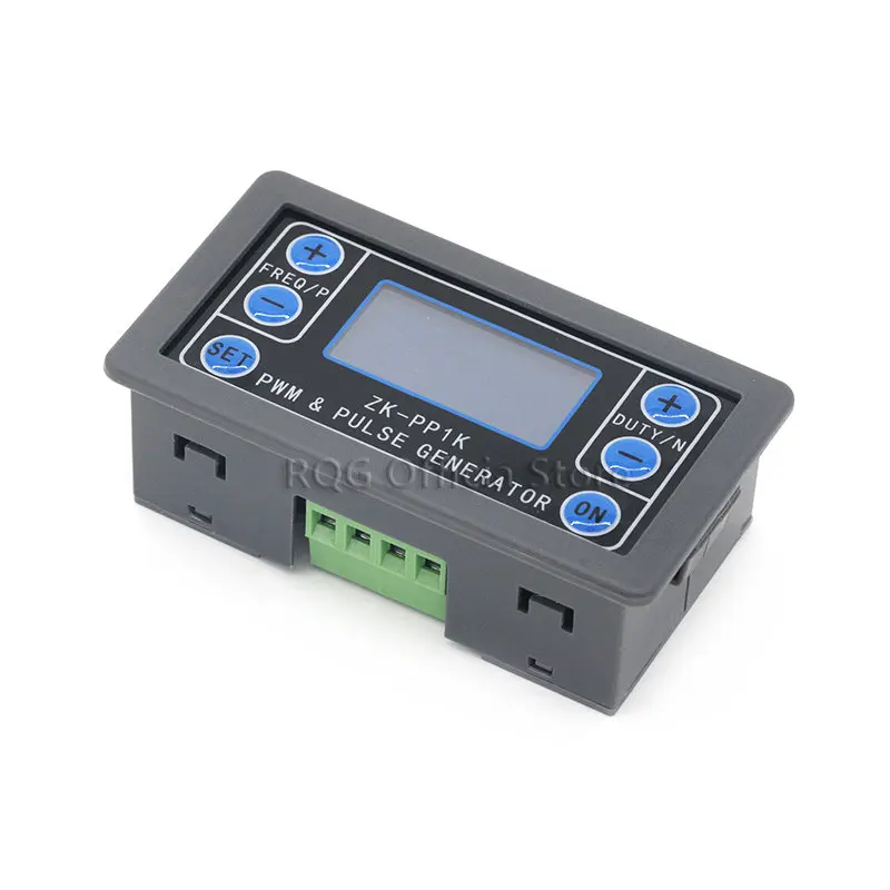 LCD Digital PWM Signal Generator pulse frequency duty cycle adjustable square wave rectangular wave signal function generator