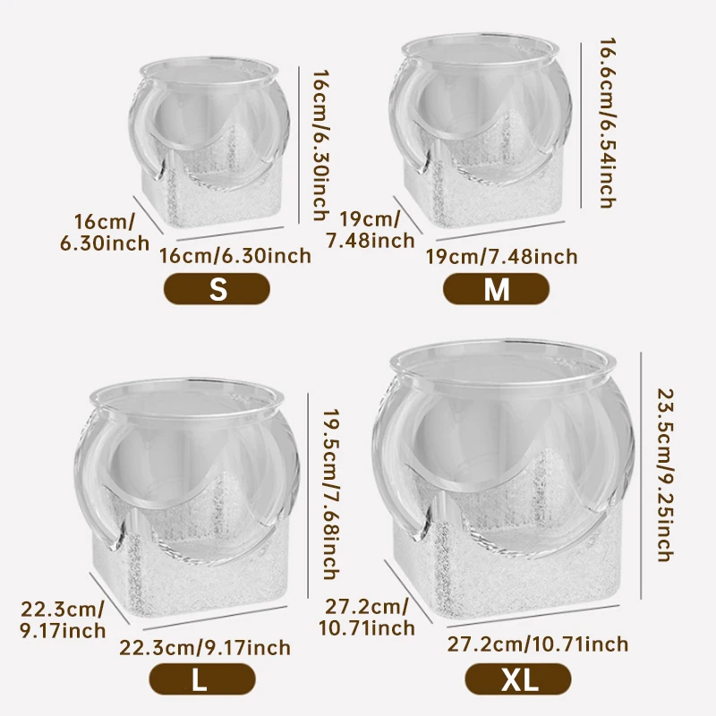 Portable Transparent Round Fishbowl 4