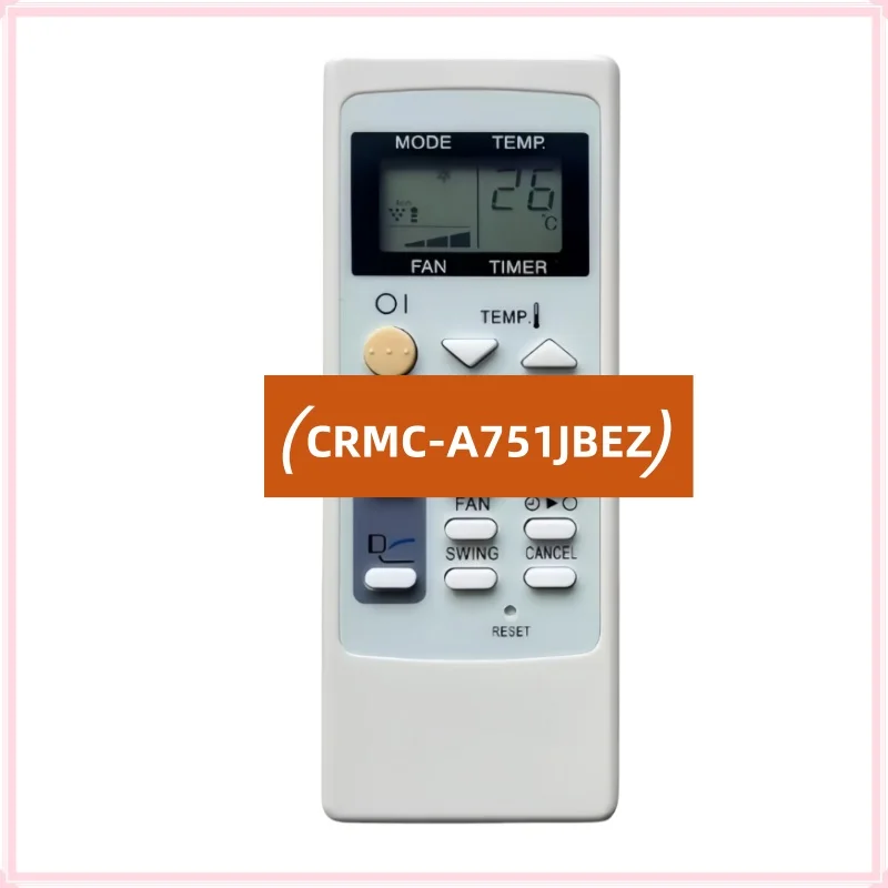 

Applicable to CRMC-A751JBEZ Replacement Controller High Stability Remote Control for Portable Air Conditioner CRMC-A729JBEZ