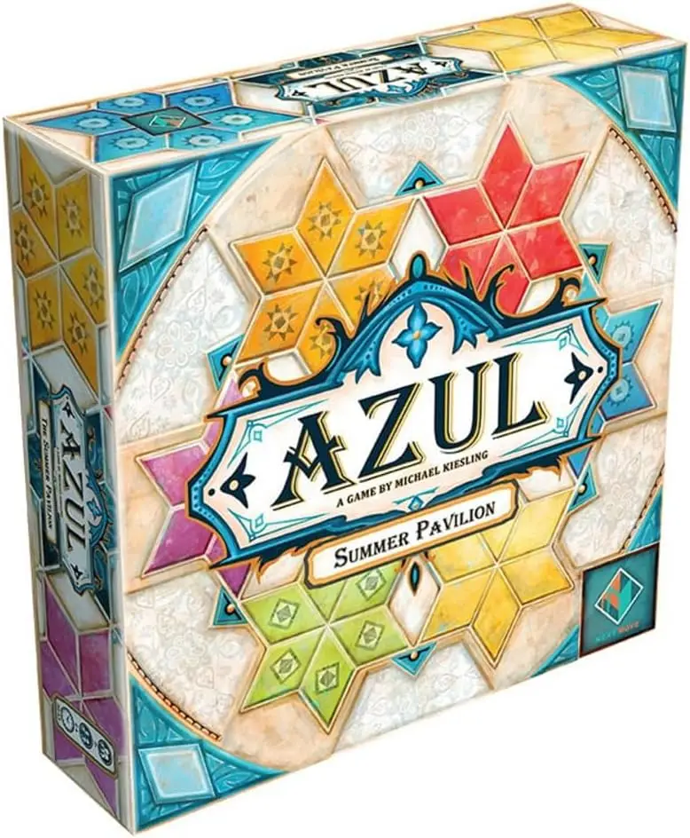 

Azul Summer Pavilion Board Game - Tile-Placement Strategy for 2-4 Players, Ages 8+, 30-45 Min