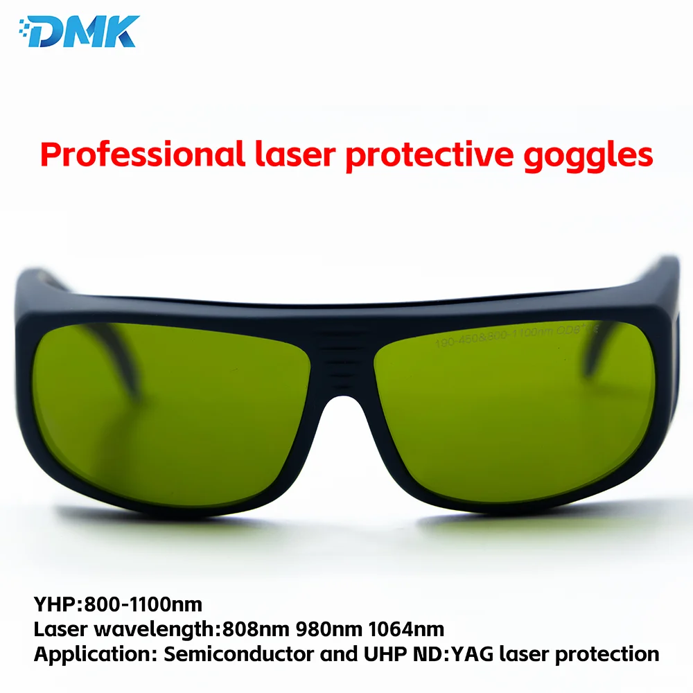 Qilin Original Fiber Laser Protective Glasses 800-1100nm OD8+ CE Certification Safety Eyeglasses For Laser Welding Cutting Clean