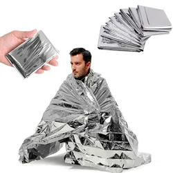 Emergency Mylar Thermal Blankets - Waterproof, Retains Body Heat - Ideal for First Aid Kits & Natural Disasters - 51.18 x 82.67