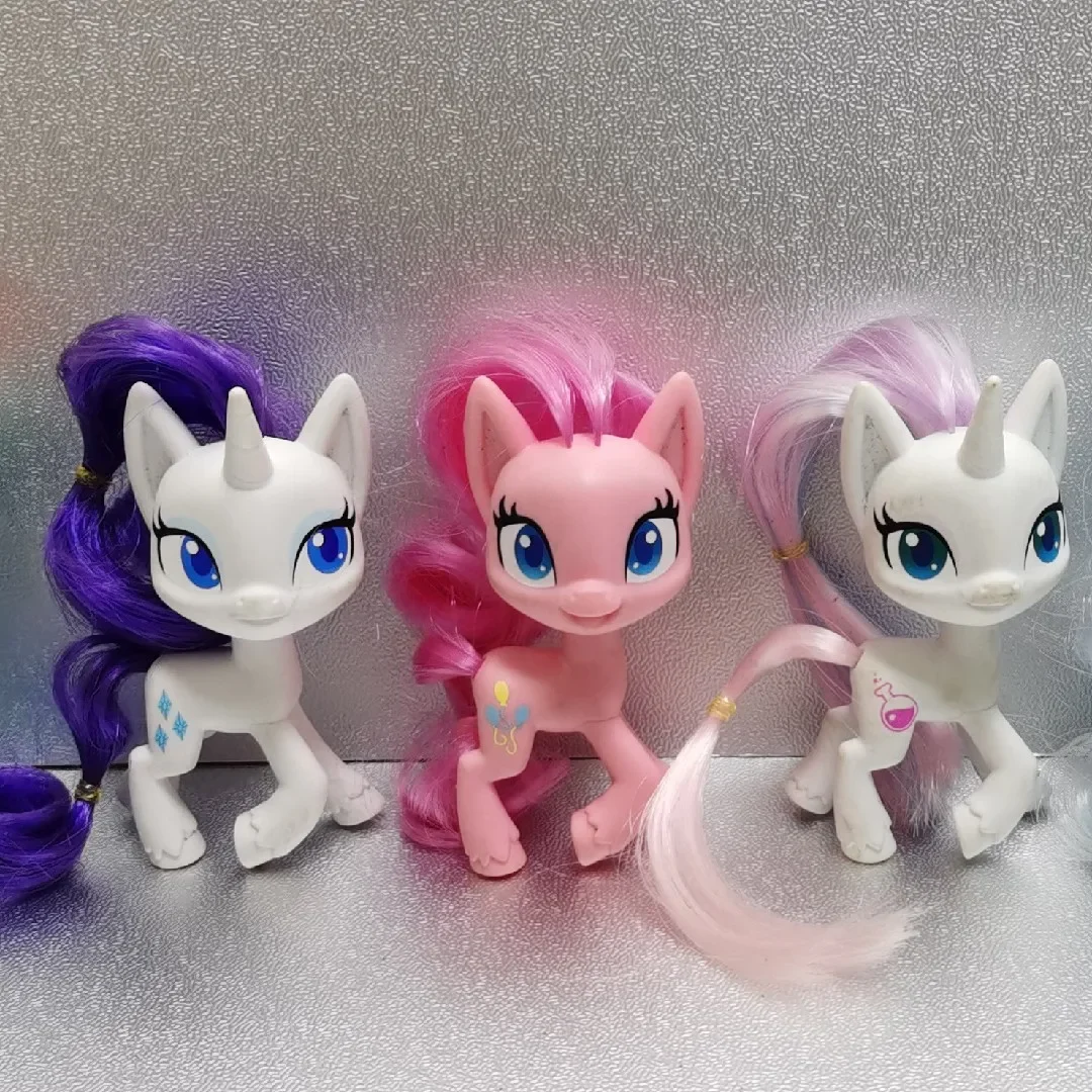 

My Little Pony Dressing Grooming Doll Action Figure Decoration Twilight Sparkle Rainbow Dash Applejack Model Toys