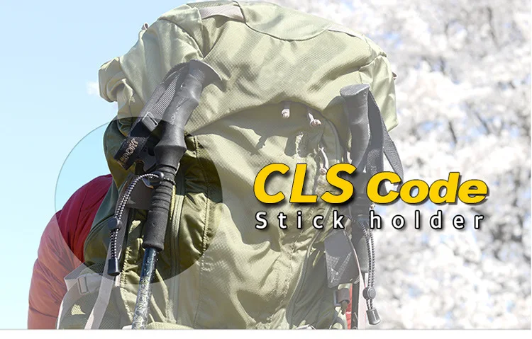 2 Stück Rucksack-Wanderstockhalter Trekking-Stöcke Befestigungsschnur Seil Outdoor-Sport Kleine Werkzeuge für Camping und Bergsteigen – Detail 5