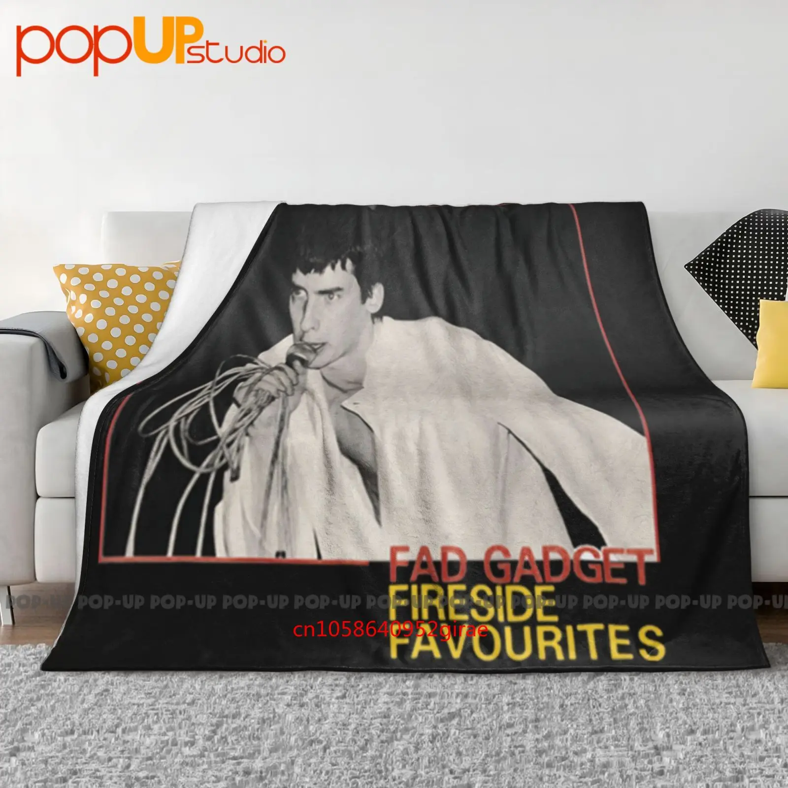 Fad Gadget Fireside Favourites Fad Gadget Frank Tovey Ultra-Soft Blanket Quilt Winter Sofa Cover Bed Covers