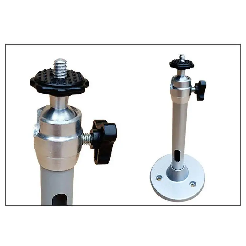 Aluminum Alloy Ceiling Projector Mount 360 Degree Rotation Height Adjustable Rotation Projector Bracket