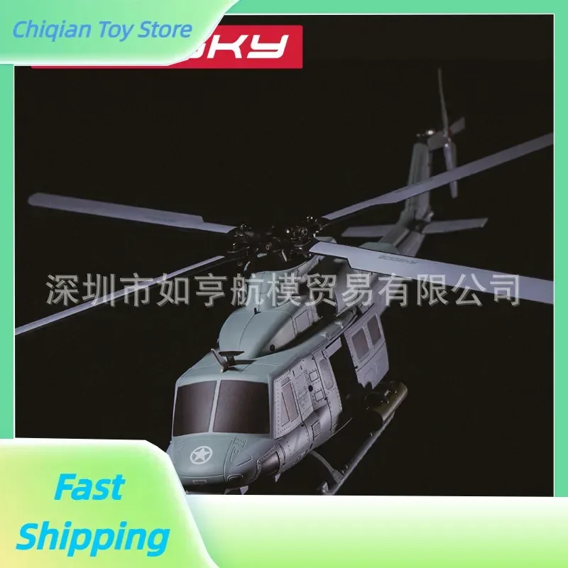 Goosky E2 modelo avión 3d acrobacias Huey helicóptero de control remoto Uh-Iy Venom helicóptero regalo de cumpleaños para niño