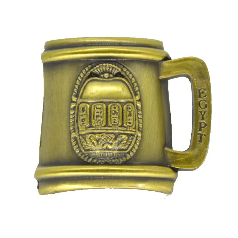 

Refrigerator sticker Egyptian pattern EGYPT beer cup shape Pharaoh head NdFeB magnet is stronger than ferrite