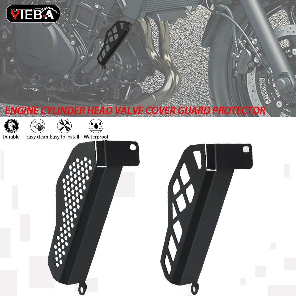 

For Kawasaki Eliminator 500 2024 2025 Eliminator500 2026 Motorcycle Engine Cylinder Head Valve Protection Guard Cover Protector