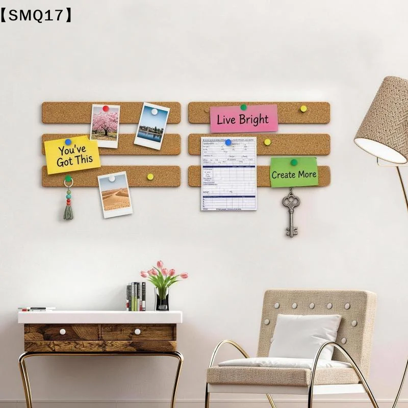 1pcs Cork Board Strips Self Adhesive Small Cork Board For Wall Desk Home Classroom Office For Paste Notes Photos Schedules【SMQ】
