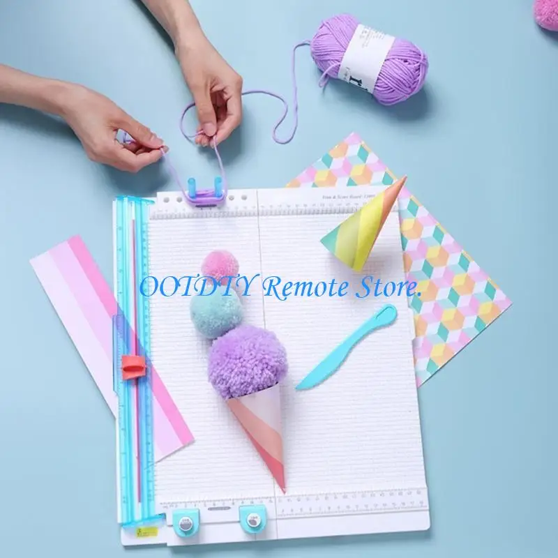 7 in 1 Paper Cutter Scoring Tool Paper Trimmer School Office Supplies for Scrapbooking and Card Making
