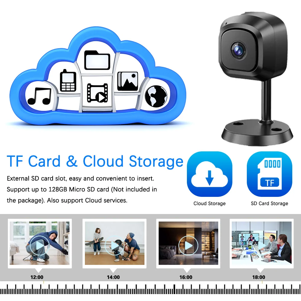 O-Kam 5MP بطارية مراقبة الطفل كاميرا IP لاسلكية مسجل صغير مايكرو الذكية داخلي المنزل كشف الإنسان كاميرا للرؤية الليلية