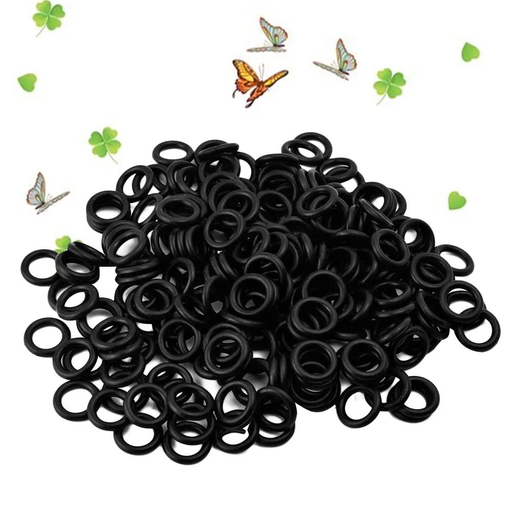 

100 шт. амортизирующих виброгасящих колец для тату-машинок, резиновые виброизоляционные прокладки для игл, катушек и картриджей