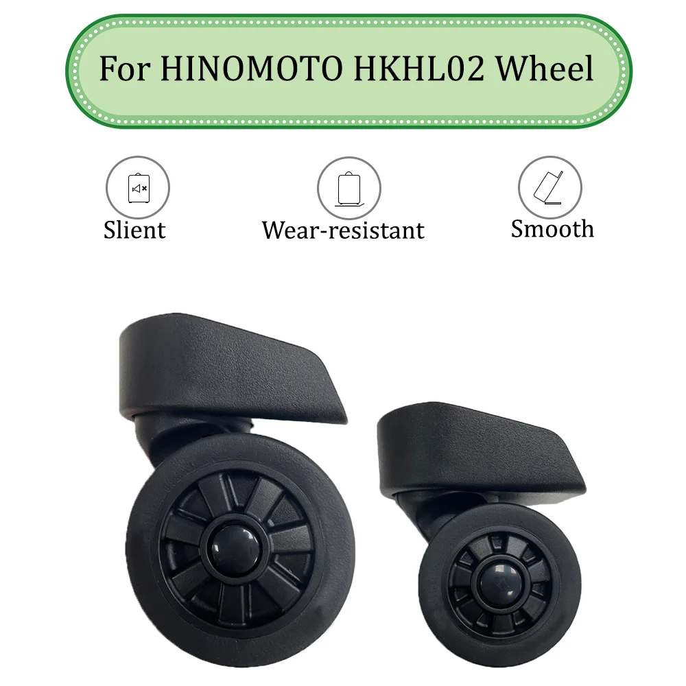 

For HINOMOTO HKHL02 Universal Wheel Trolley Case Wheel Replacement Luggage Pulley Sliding Casters Slient Wear-resistant Repair