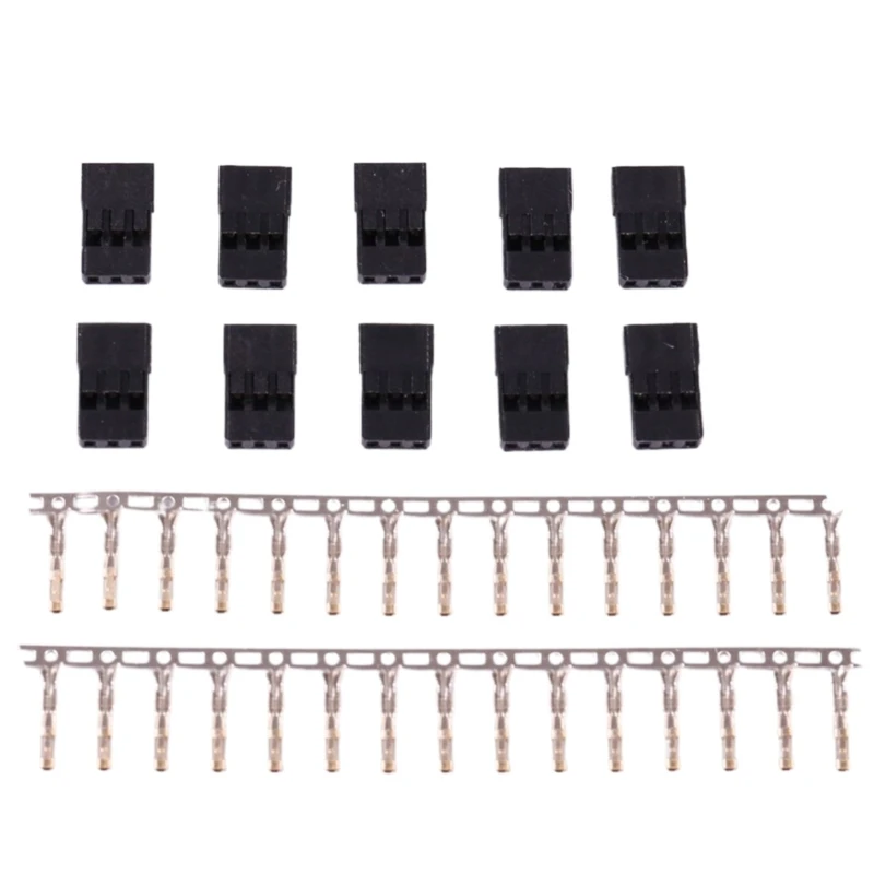 Do zestawu wtyczek serwo Futaba żeńskie/męskie 10/20 zestawów złączy przedłużających Diy