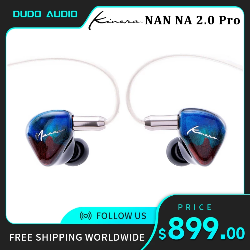 

KINERA NAN NA 2.0 Pro 2EST+1DD+1BA In Ear Earphone HIFI DJ Monitor Earbuds with 2.5mm 3.5mm Adapter 0.78 2Pin Cable Kinera URD