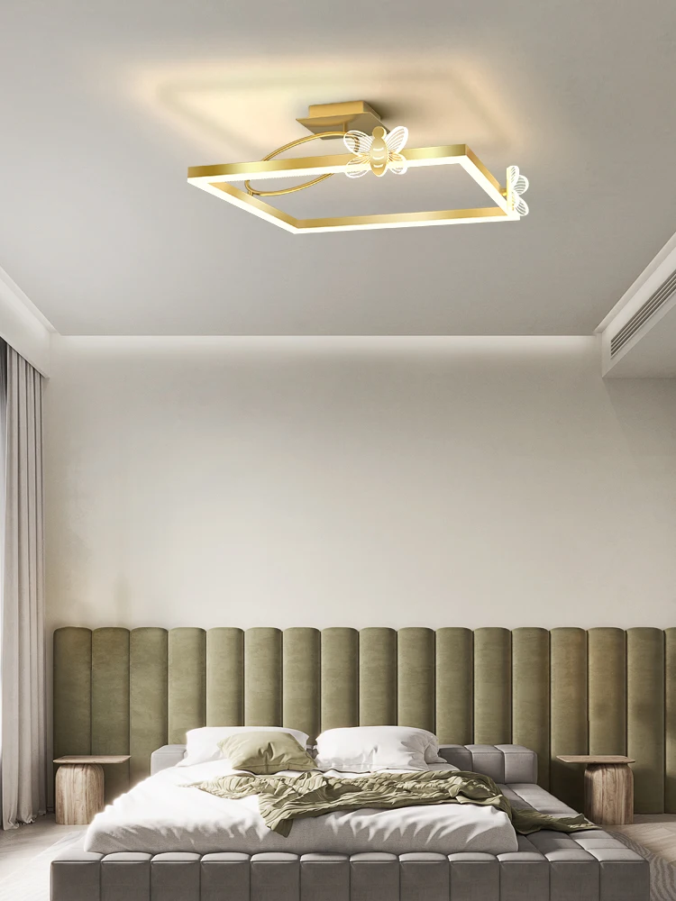 Bar Bedroom Round LED Ceiling Lamp fixture indoor lamp LED strip surface lighting Butterfly ceiling light Kitchen Lampara Techo image 5