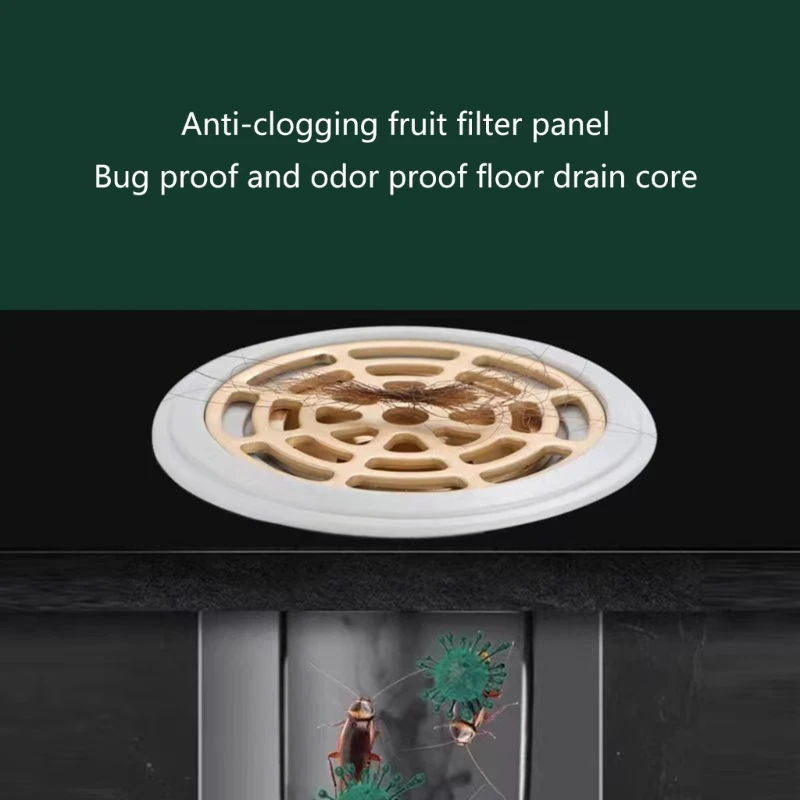 Industrial Grade Floor Drain Convenient Floor Plug Stink & InsectProofs Suitable for All Types of Plumbing System