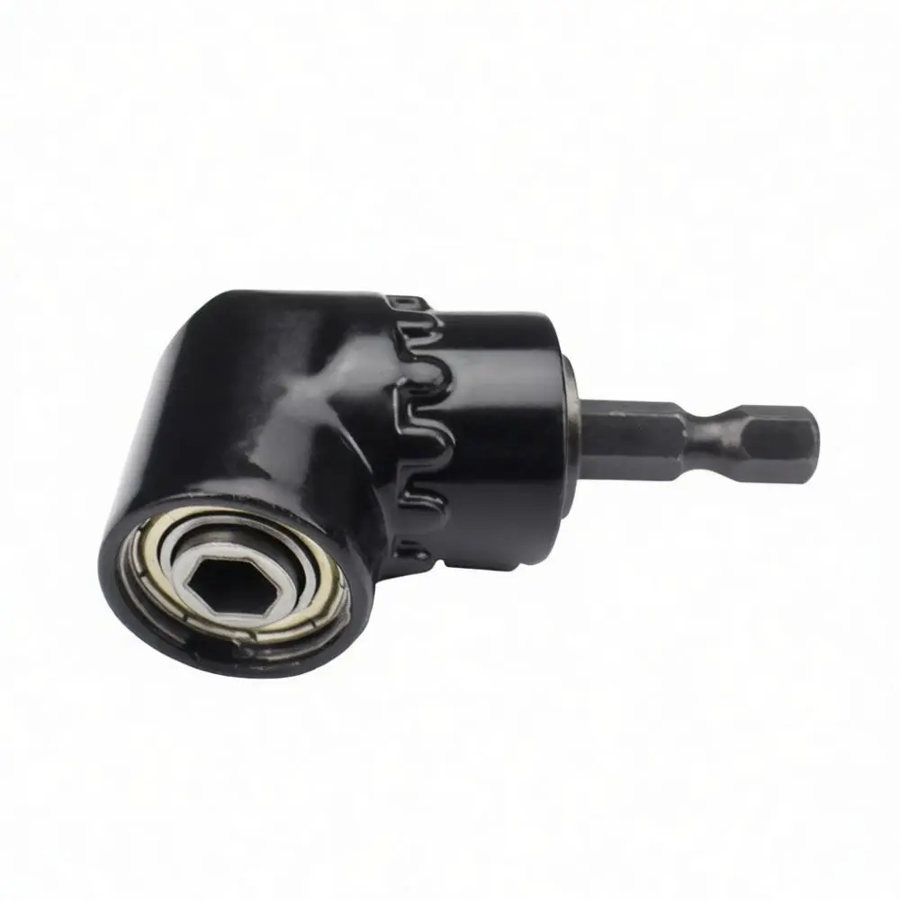 Metal Right Angle Drill Attachment 105 Degree Screwdriver Bit Holder Impact Driver Adapter Flexible Shaft Power Accessory