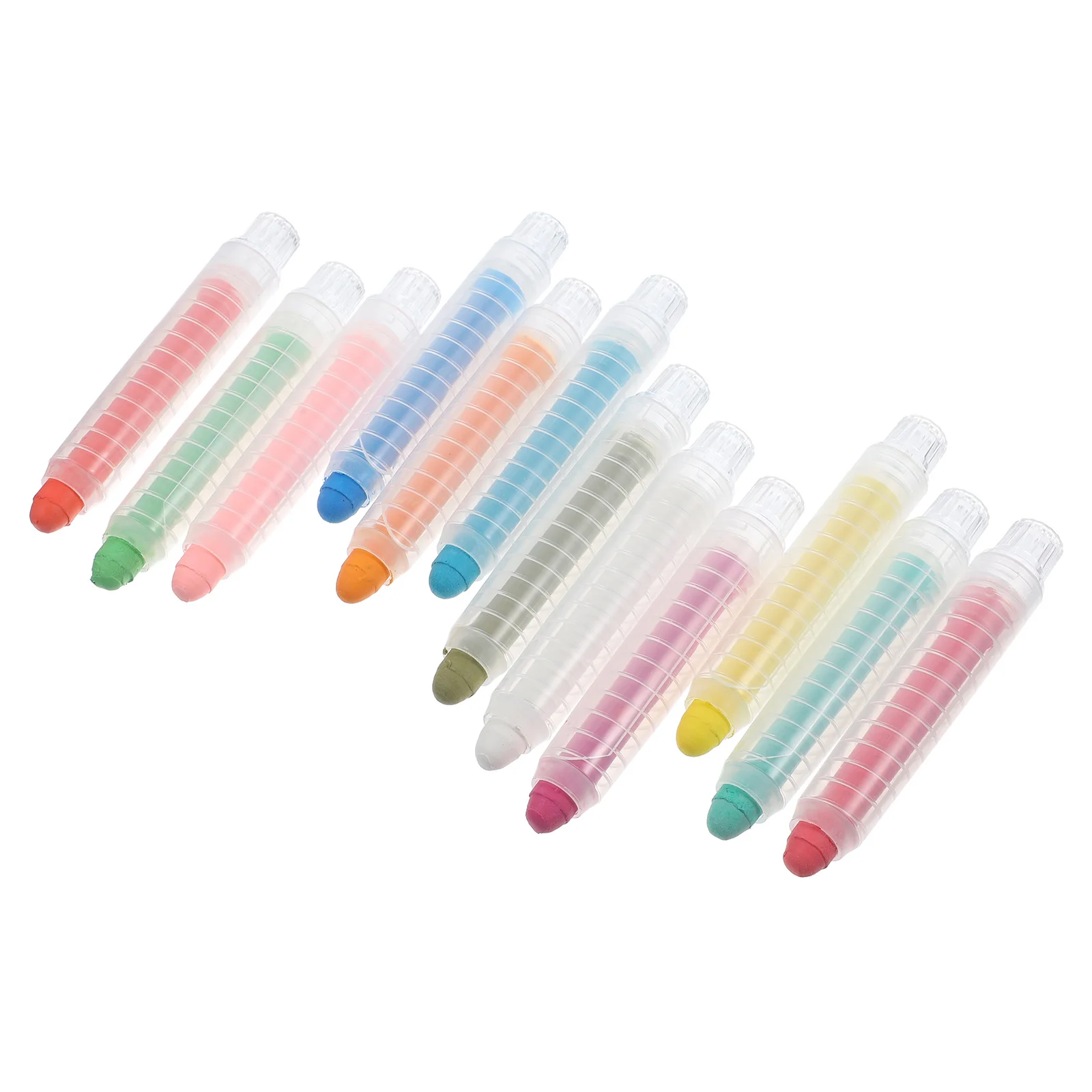 

12Pcs Dust-Free Colored Chalk Pens Easy to Hold Smooth Sketching Blackboard Chalk Markers Chalks Erasable Chalks