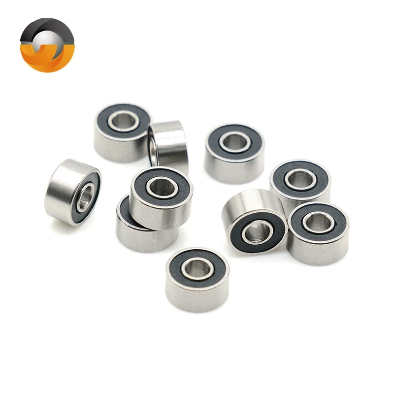10pcs S683RS 3x7x3mm ABEC-7 Stainless Steel Ball Bearing Rubber Sealed Fishing Reel Bearing