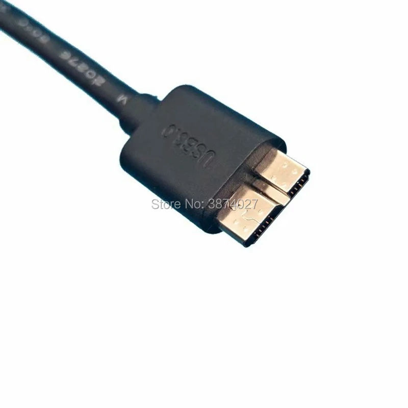 Usb محول كابل 3.0 الزاوية اليمنى نوع a ذكر إلى مايكرو b ذكر موصل ، 20 سنتيمتر ، 1 قطعة
