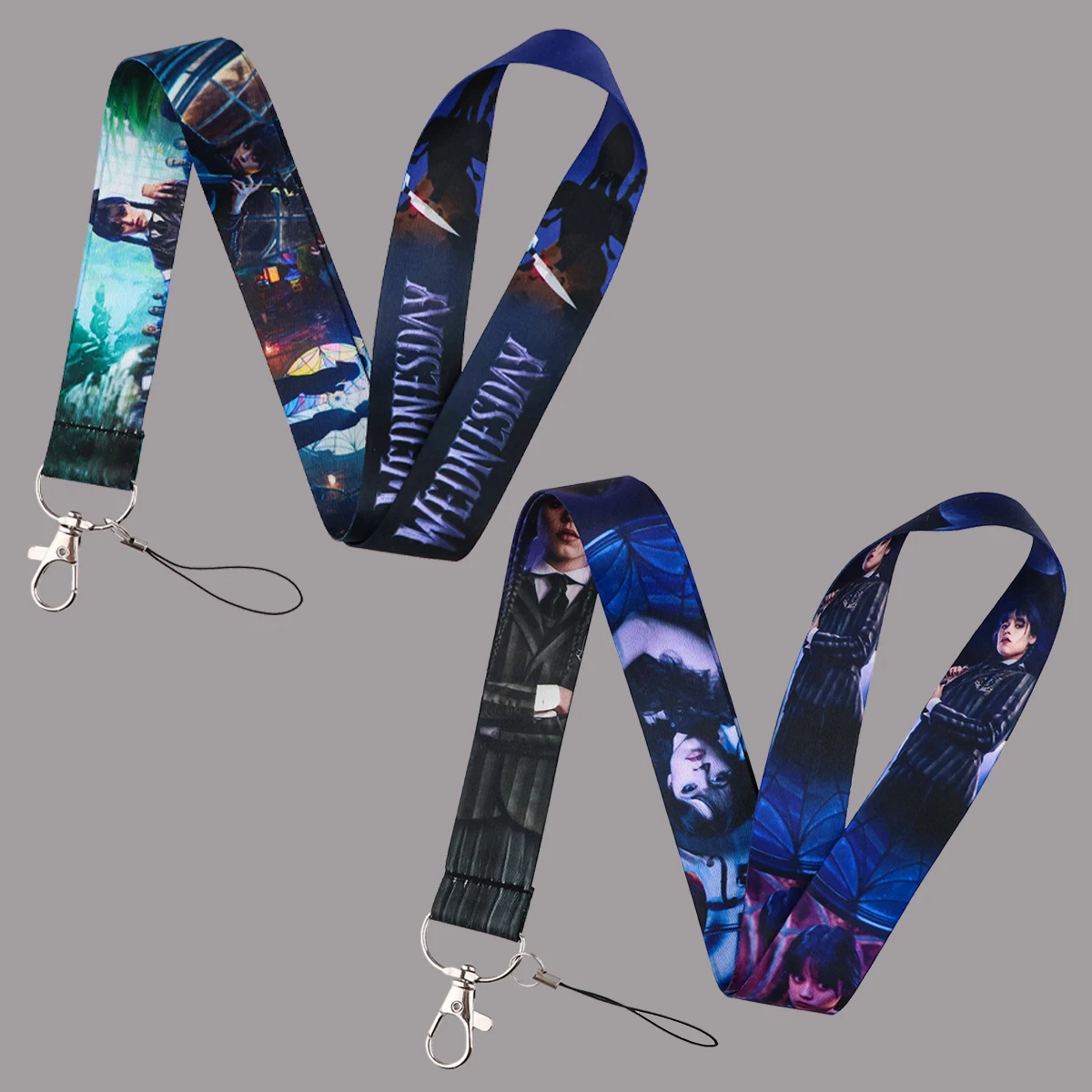 

Horror TV Drama Girl Lanyards for Keys Neck Strap Gym Lariat Cell Phone Straps Hanging Rope Keychain Jewelry Accessories Gifts