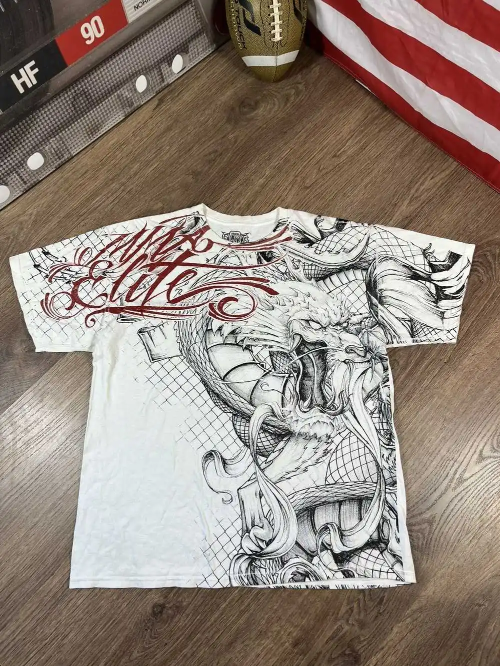 

Мужская футболка с рисунком MMA ELITE, восточный дракон, китайская стильная роспись тушью, хлопковая удобная уличная одежда, летняя футболка большого размера