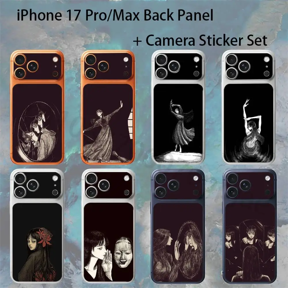 

Dark Night Dance For iPhone 17pro/pro Max Full body Back Cover Decal Skin Colorful Rear Protective Sticker Film