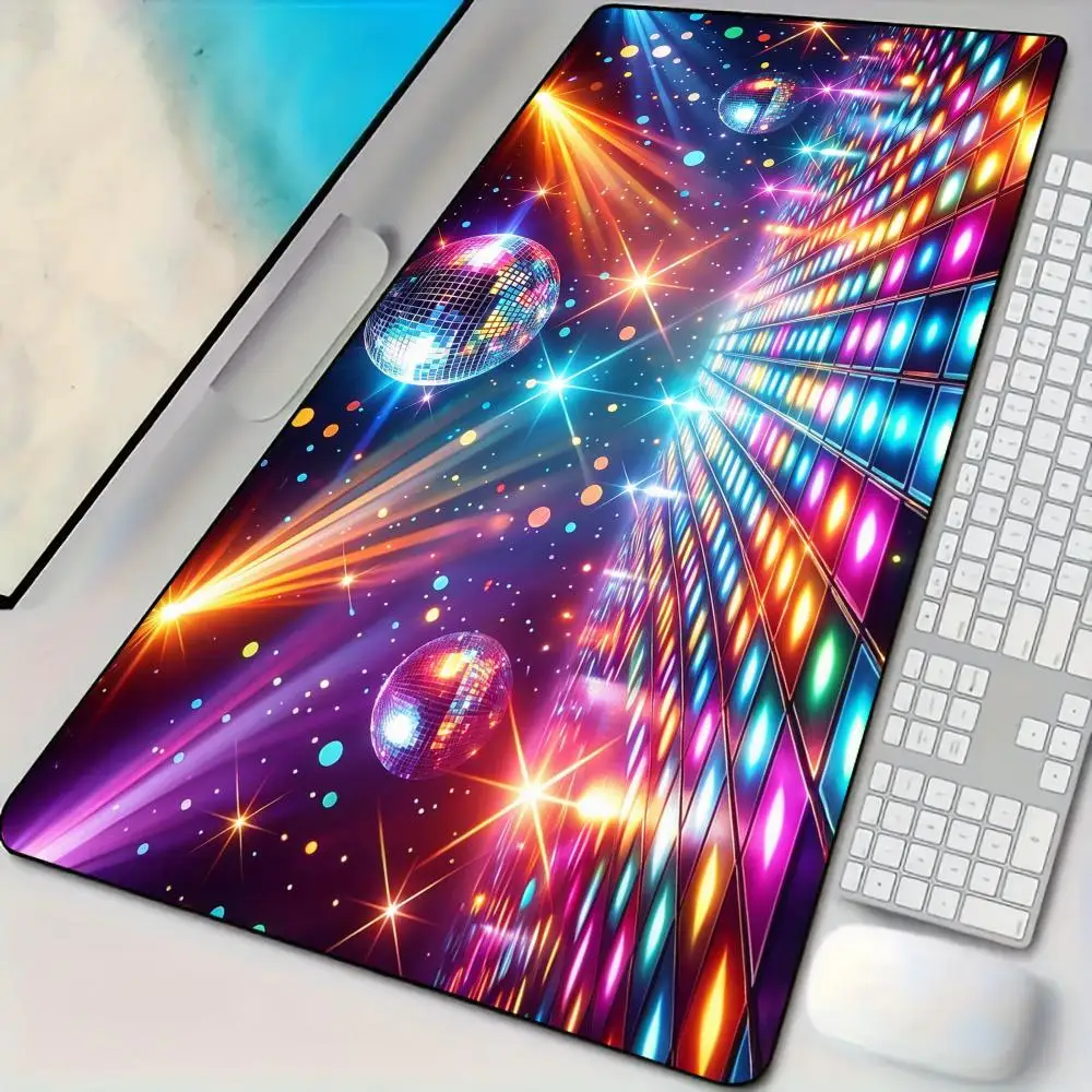 Retro dynamic stage Mouse Pad Desk Mat Large Computer Office Carpet XXL Mousepad Gamer Gaming PC Accessories Keyboard Rug