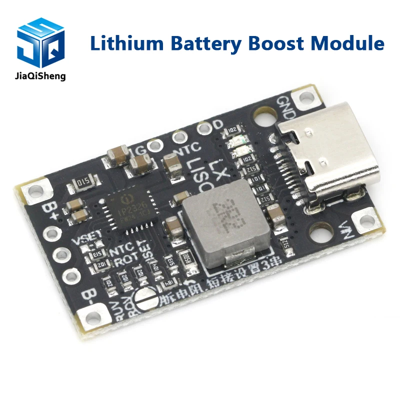 Type-C USB 2-3S BMS 15W 8.4V 12.6V 1.5A Lithium Battery Charging Boost Module With Balanced Support Fast Charge With Indicator