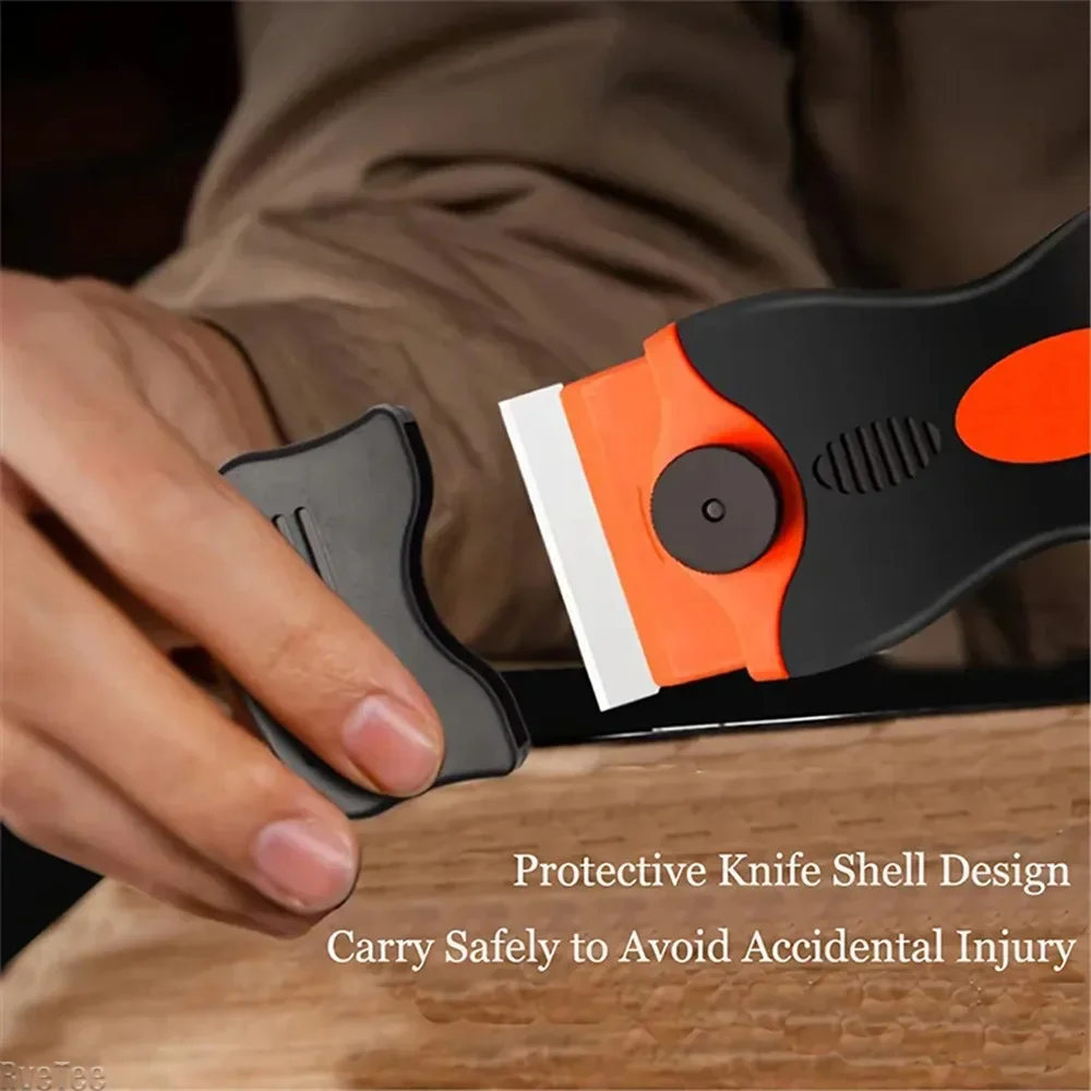 Two Kinds Blade Plastic Handle Automotive Film Sticker Remover Cleaning Scraper Window Glass Ceramic Scraper