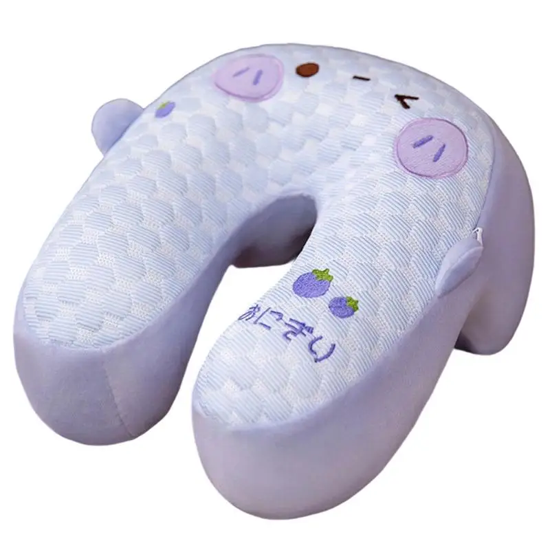 E8BD Relaxing Memory Foams Neck Pillow for Office Napping Travel Soft Support