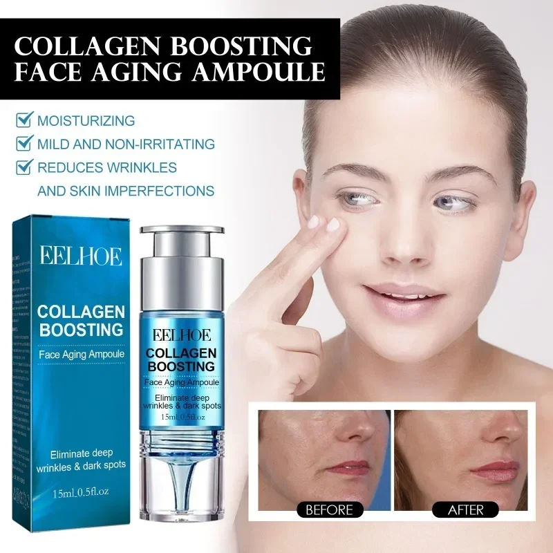 

Anti-aging collagen ampoule Moisturizes Firming skin fade fine lines forehead wrinkles removal Whitening rejuvenate skin care