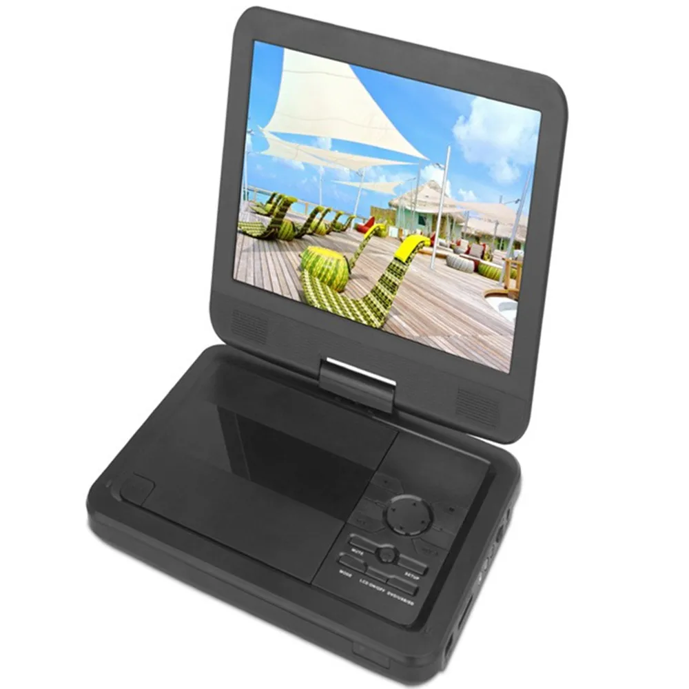 Imagem -04 - Polegada Portátil Dvd u Disco Mp3 Player Rotativo Vcd cd Disc Máquina av Audio Video Entrada de Saída Alta Fidelidade Stereo Speaker Usb 14