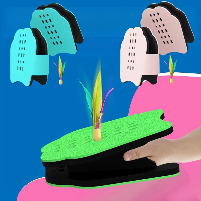 Raquetes de mão de badminton, leves, portáteis, para viagem, esportes, jogo de remo, brinquedo, peteca para jogos ao ar livre, gramado de férias