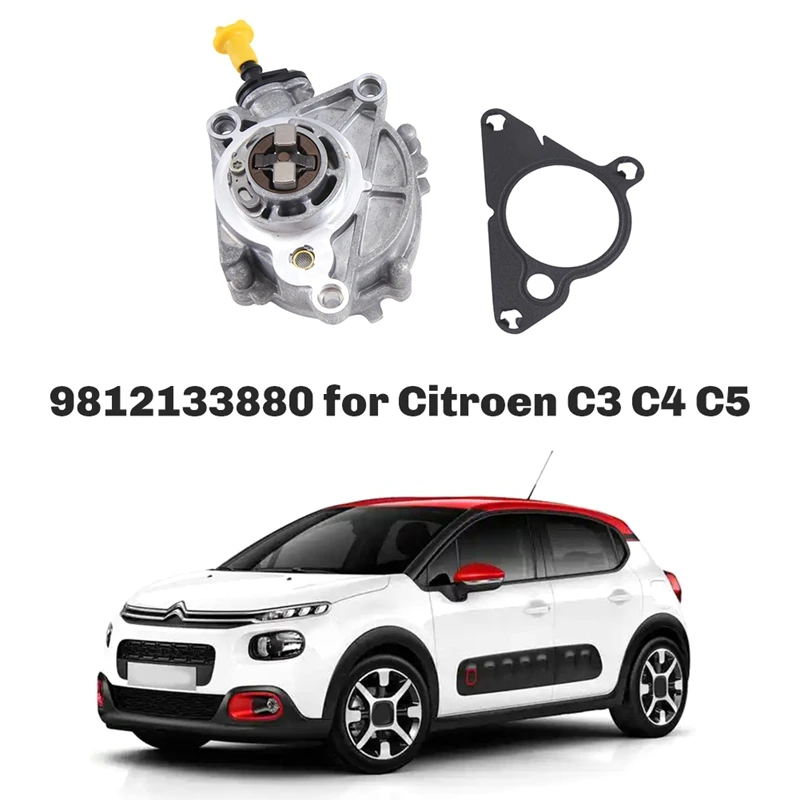 9812133880 YL01385880 Brake System Vacuum Pump For Citroen C3 C4 C5 For Opel Crossland X For Peugeot 2008 208 Partner