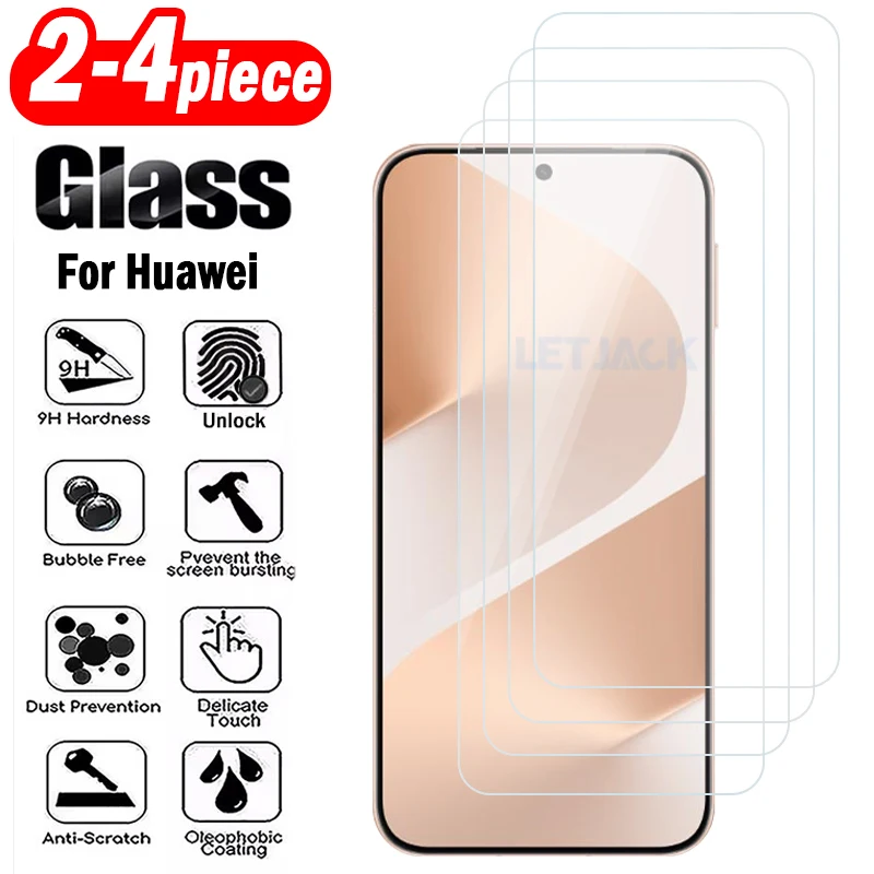 

2-4Piece Tempered Glass for Huawei Pura 80 70 Screen Protector for Huawei Mate 70 80 Pro Max 80 RS Ultimate HD Protective Film