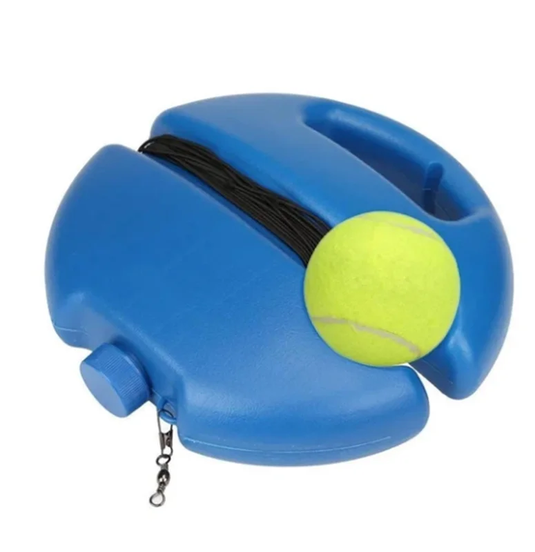 Rebound Balls and Elastic Rope Base, Perfeito para Treinamento de Tênis Indoor e Outdoor, Melhore suas habilidades de tênis em qualquer lugar