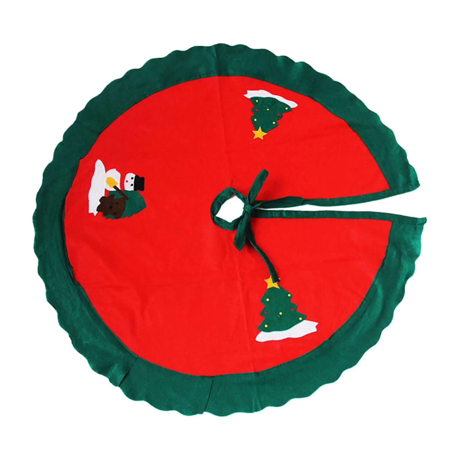 2.95 ft Xmas Tree Skirt Christmas Decoration for Indoor Celebrations Office