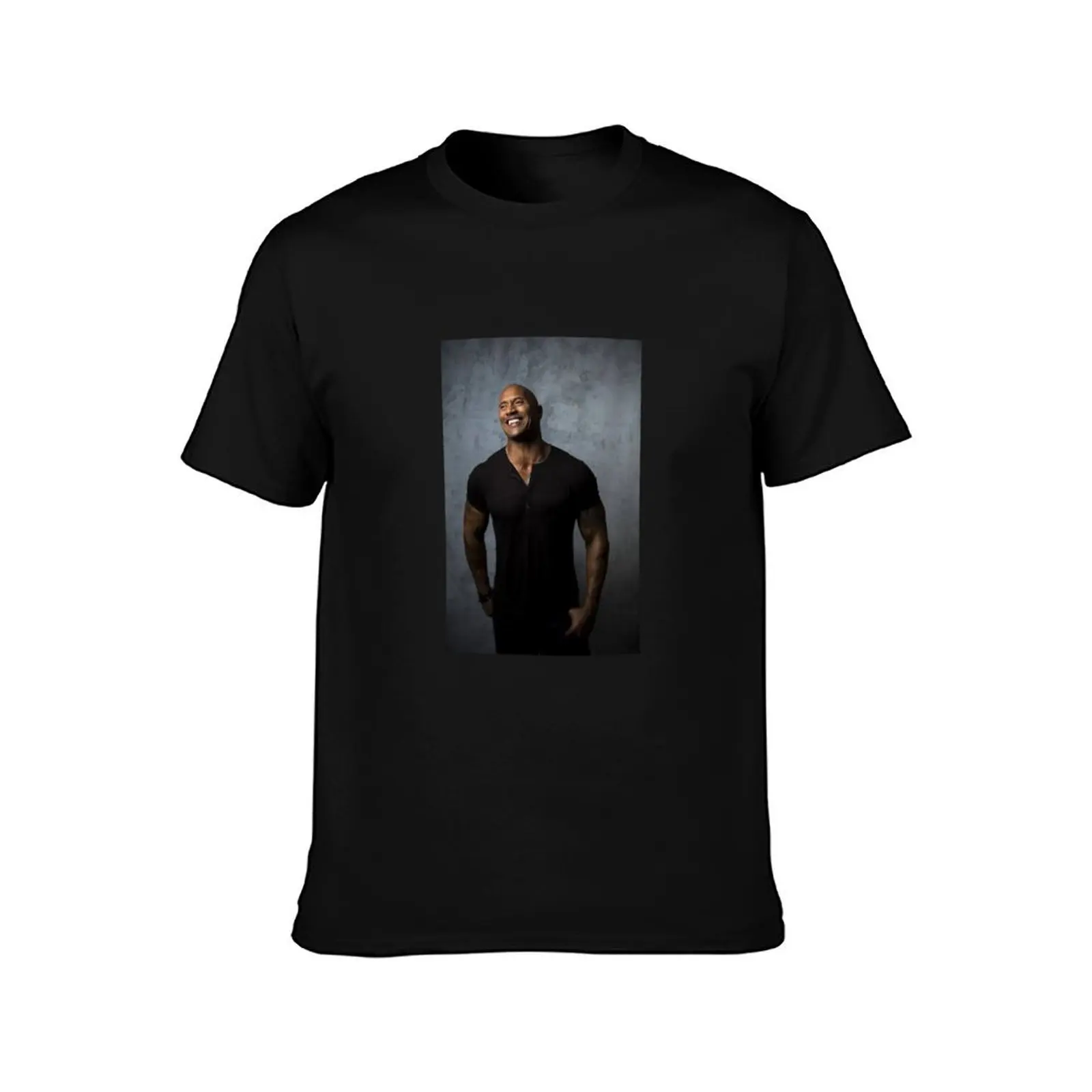 dwayne-johnson T-Shirt Large Size Soft Cotton T-Shirt