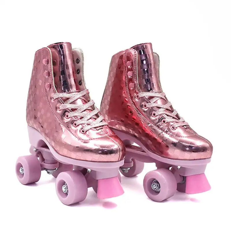 new-adult-double-row-inline-skates-beginner-four-wheel-outdoor-ice-skating-shoes-full-set-unisex-roller-skates-sports-equipment