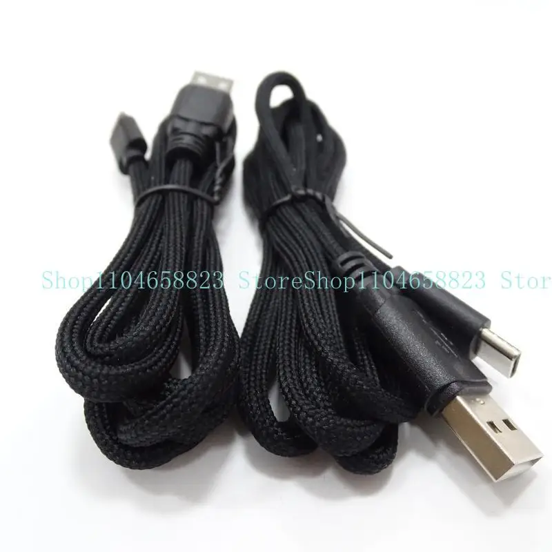 

PVC Nylon USB Type C Mouse Charging Cable Line Replacement Wire Mouse Keyboard Best Replacement