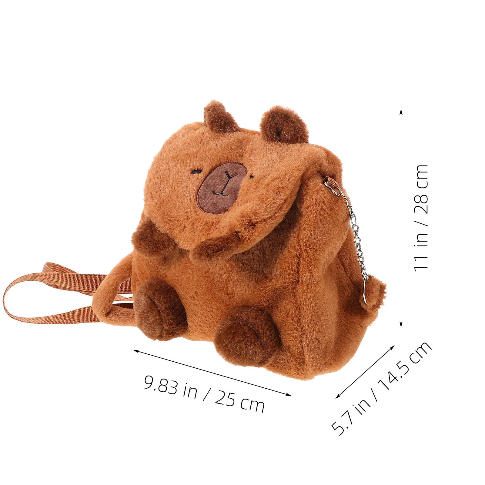 حقيبة ظهر ذات سعة كبيرة عبر الجسم، حقيبة سفر مدرسية، تستخدم نمط حيوان لطيف، أشرطة قابلة للتعديل متعددة الوظائف