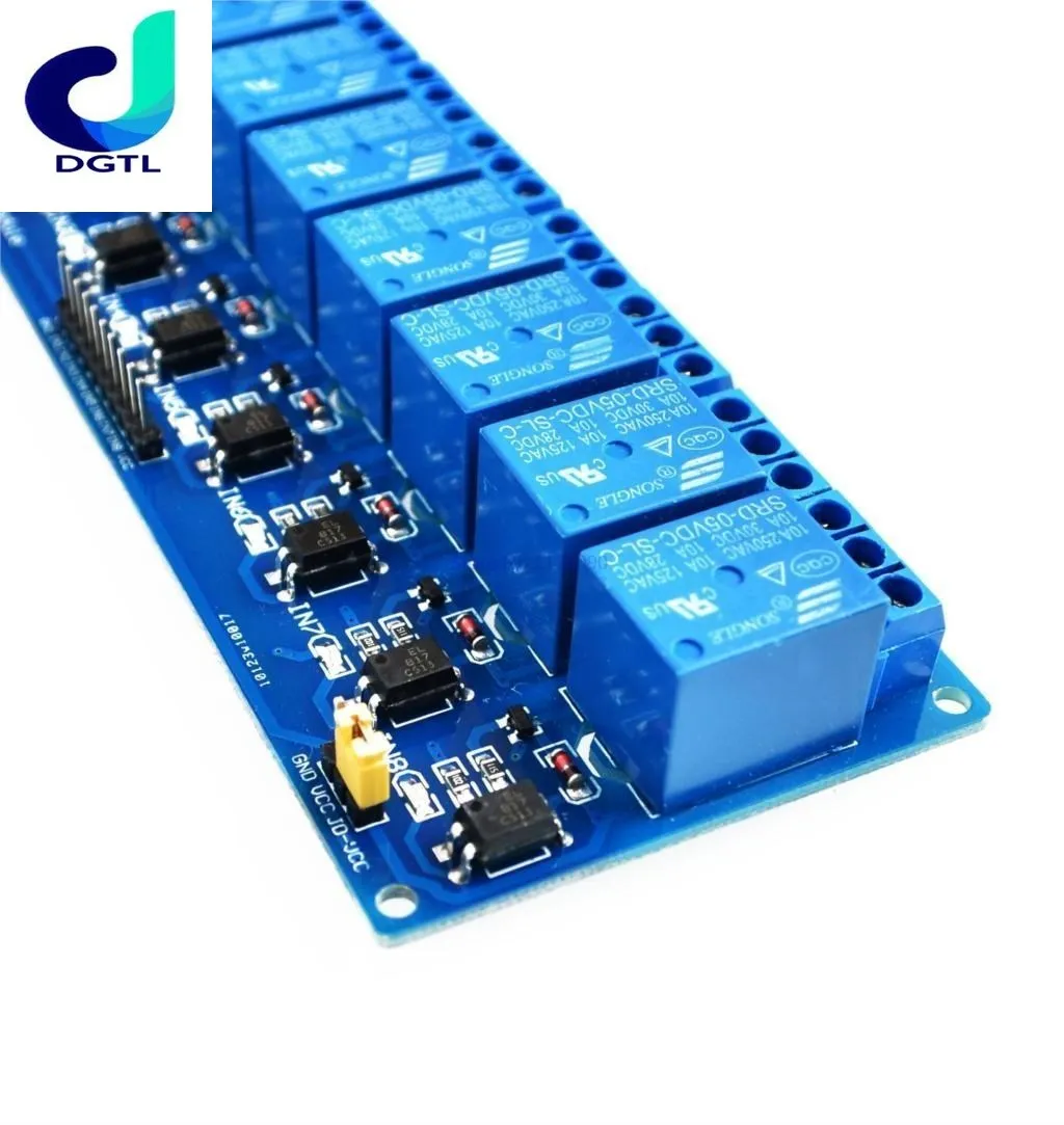 8 channel 8-channel relay control panel PLC relay 5V module for arduino hot sale in stock